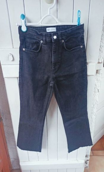 Jean noir taille haute Zara 38