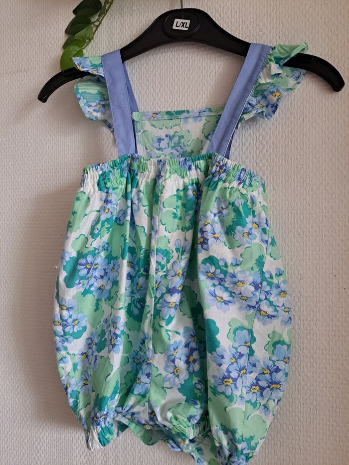 Combi short d'été à fleurs - photo numéro 3