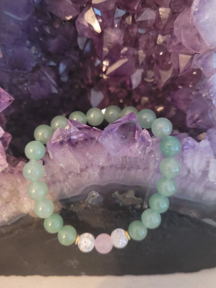Bracelet en pierres naturelles d aventurine