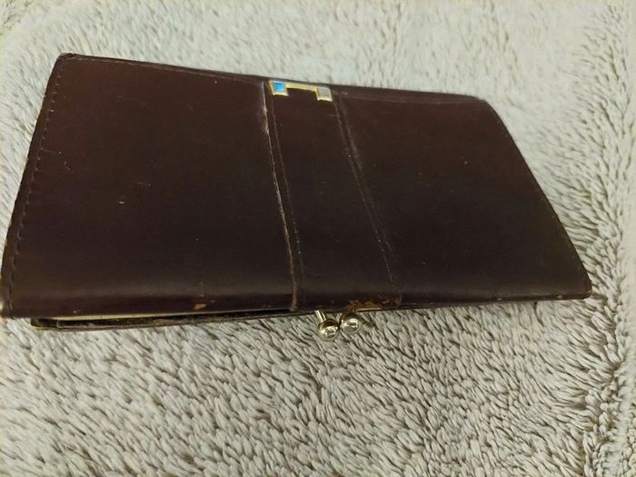 Porte Monnaie Portefeuille Marron - photo numéro 2