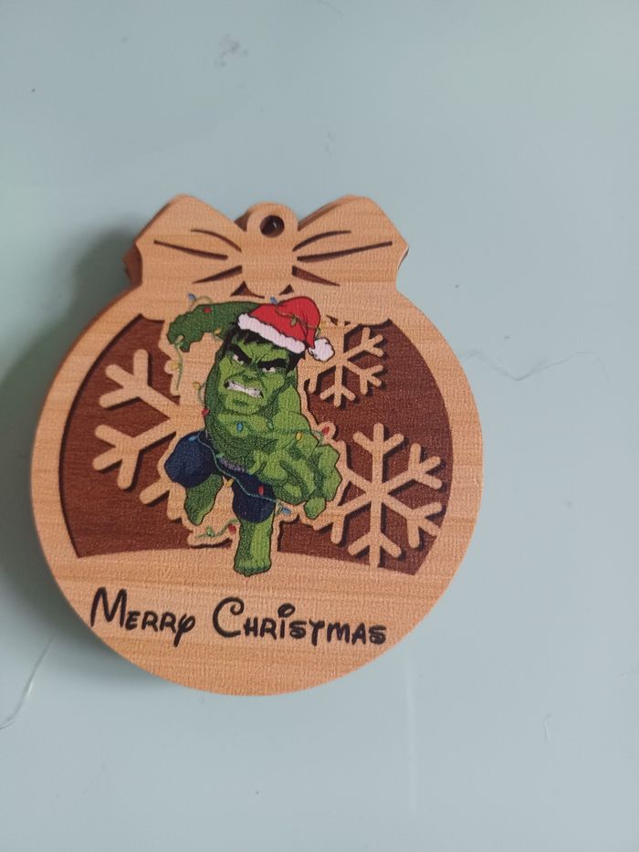 Boule de noel 2d marvel - photo numéro 5