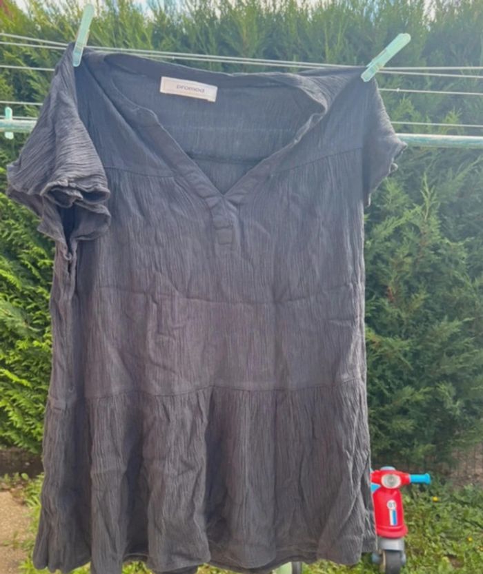Blouse noire Promod – Taille estimée M – Très bon état - photo numéro 3