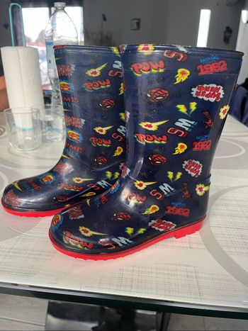 Bottes de pluie Spiderman