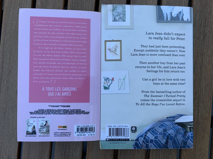 Lot de 2 livres Jenny Han TBE a tous les garçons que j'ai aimé - photo numéro 2