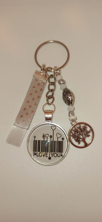 Porte clé amour " I love you "