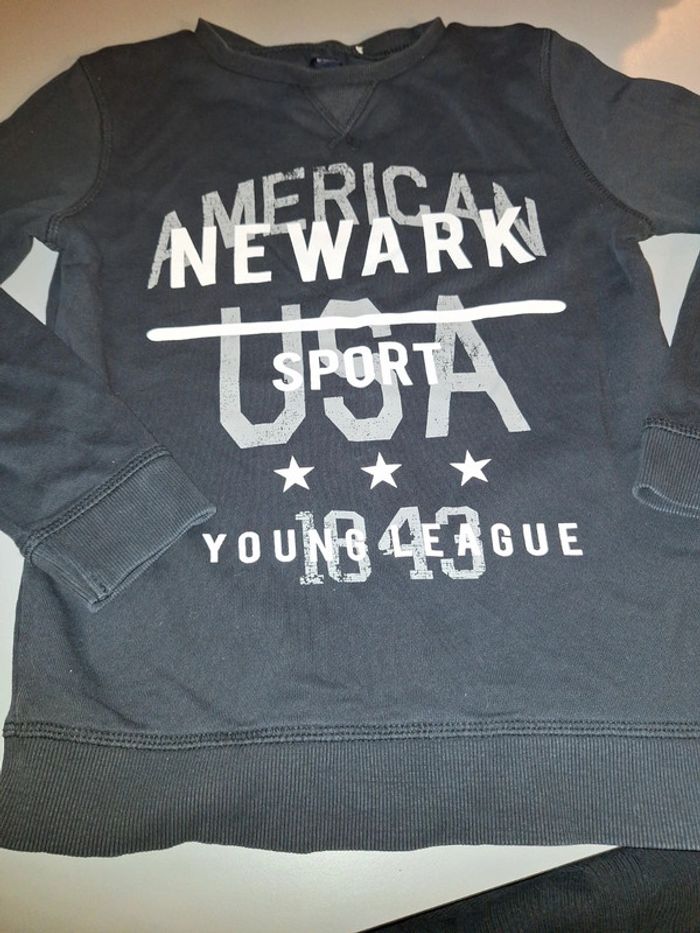 Sweat 10 ans noir kiabi garçon