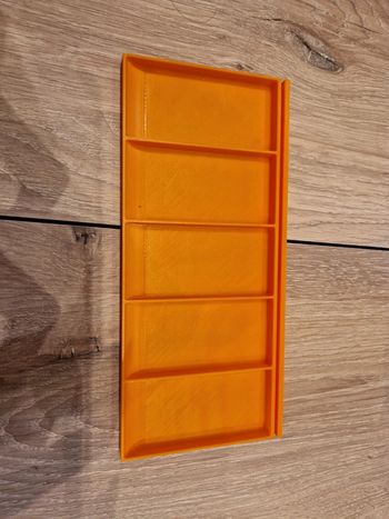 Boite de tri à compter orange mat