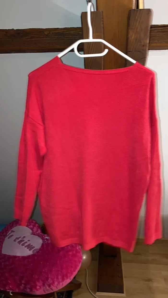 pull rouge - photo numéro 2