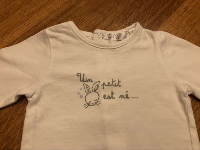 Tee shirt un mois - photo numéro 2
