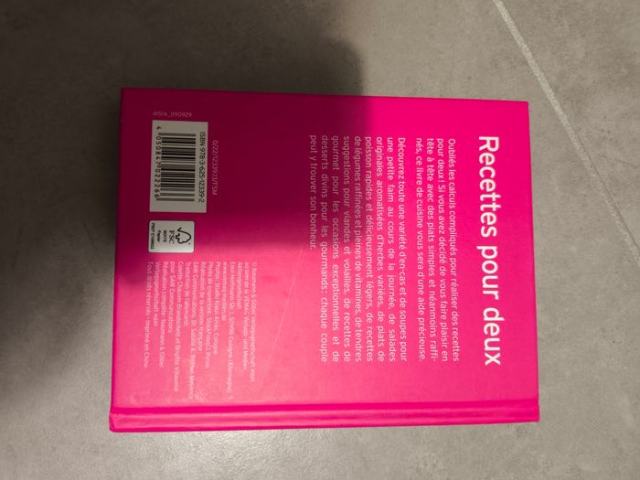 Livre de recettes 2 personnes - photo numéro 2