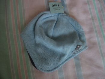 Bonnet bébé doublé taille 6-12 mois