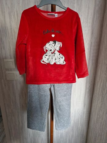 Ensemble pyjama 2 pièces enfant fille garçon 4 ans Disney Animals