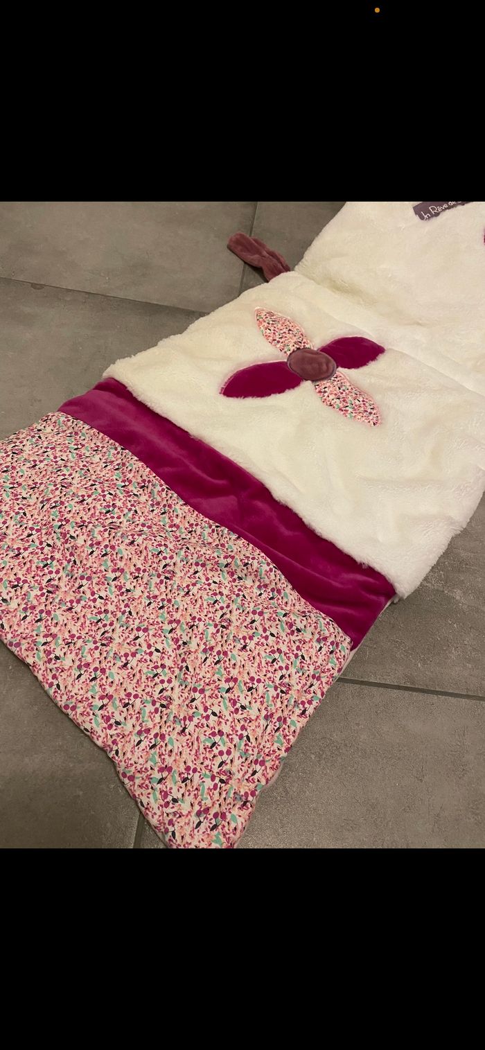 Tour de lit rose et blanc doudou et compagnie - photo numéro 2