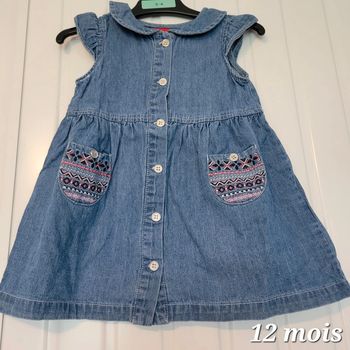 Robe en jean 12 mois Tissaia