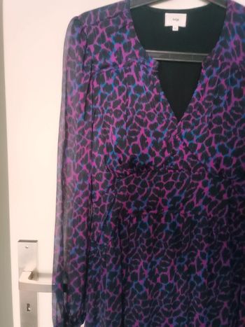 Robe habillée motif léopard An'ge Taille 38 En très bon état