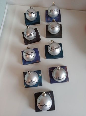 Boule de Noël personnalisé