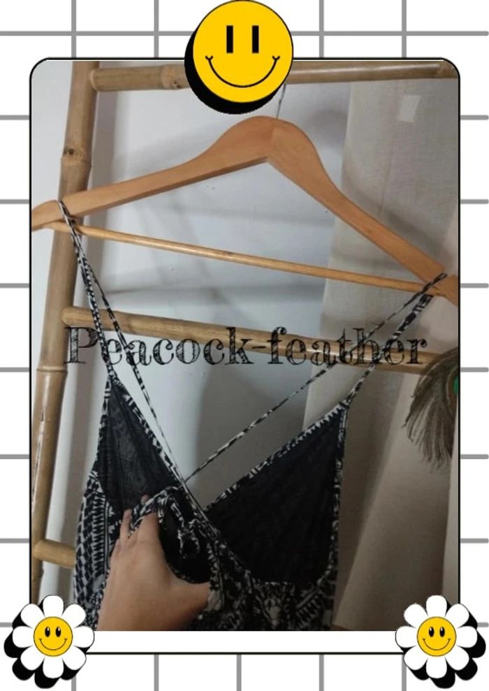 Robe longue asymétrique noire et blanche le temps des cerises TU - photo numéro 8