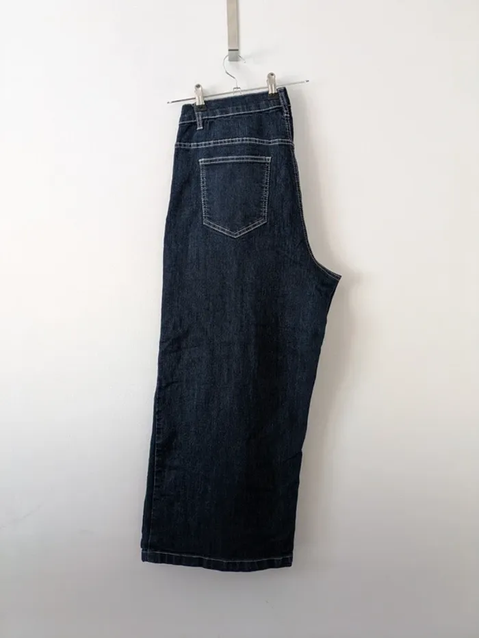 Jean court jambes larges - John Baner - taille 46 - photo numéro 3
