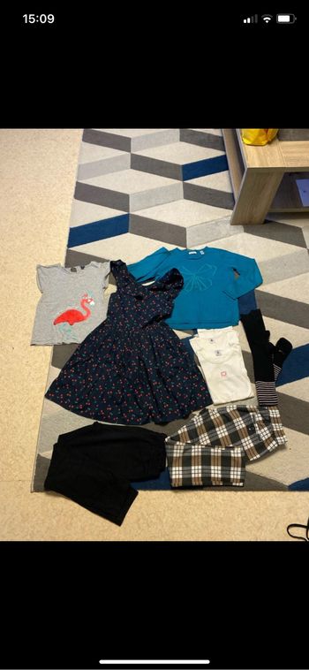 Lot vêtements fille 10 ans
