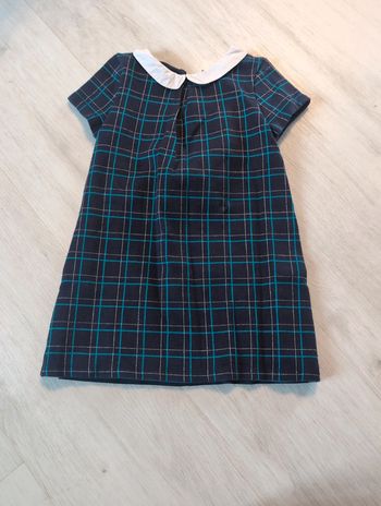 Robe droite bleu marine