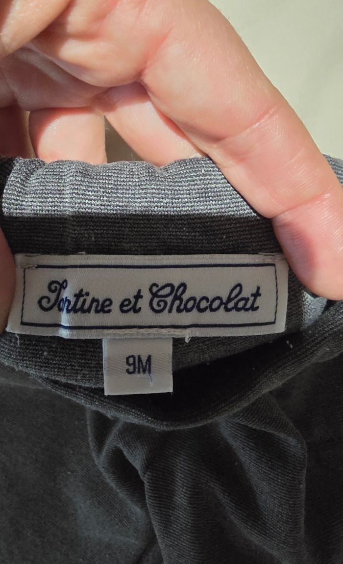 Pantalon gris tartine et chocolat 9 mois - photo numéro 5