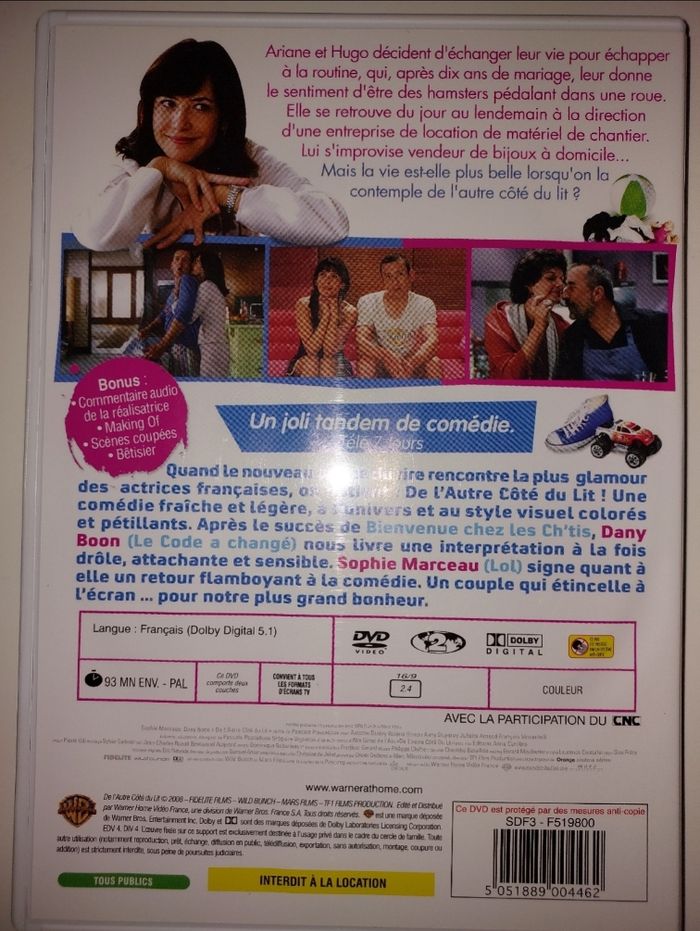 Dvd De l'autre côté du lit - photo numéro 4