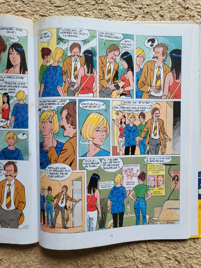 BD Julie Claire Cécile Tome 15 Opération Showbiz de Sidney et Bom - photo numéro 8