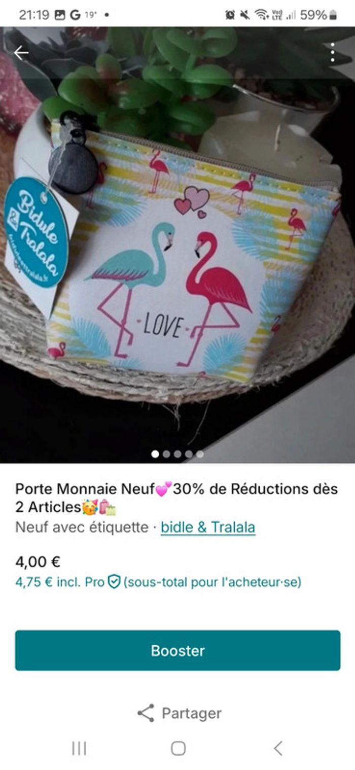 Porte monnaie Neuf🌿💝 - photo numéro 6