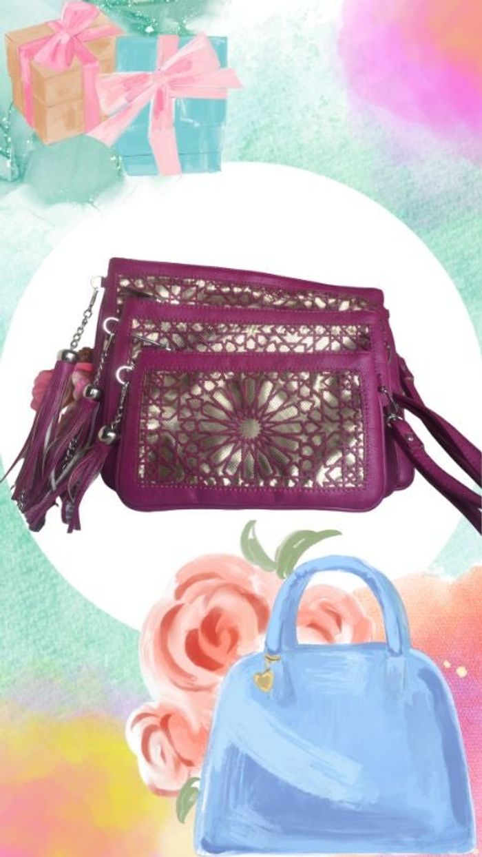 Ensemble de 3 pochettes neuves achetées au Maroc