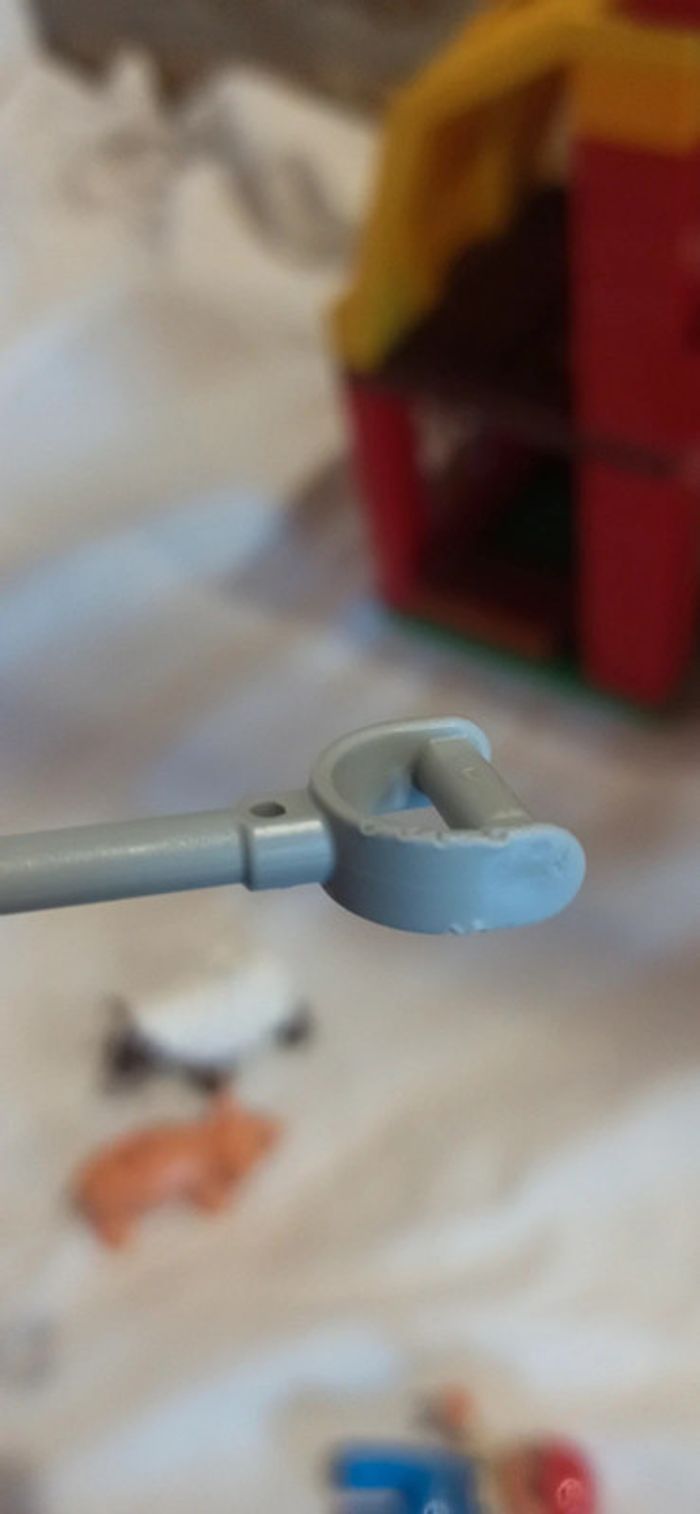 Bâtiment de Ferme avec homme fermier mouton et cochon lego duplo - photo numéro 8