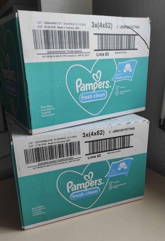 Lingettes Pampers