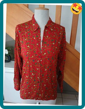 Chemisier à motifs Taille M 🌿💝
