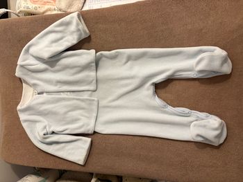 Pyjama velours avec gilet 