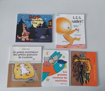 Lot Livres Enfants Pop Chantier Luchien Souriceau 📚