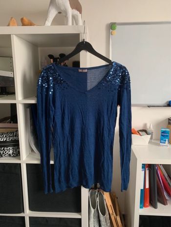 Pull bleu marine