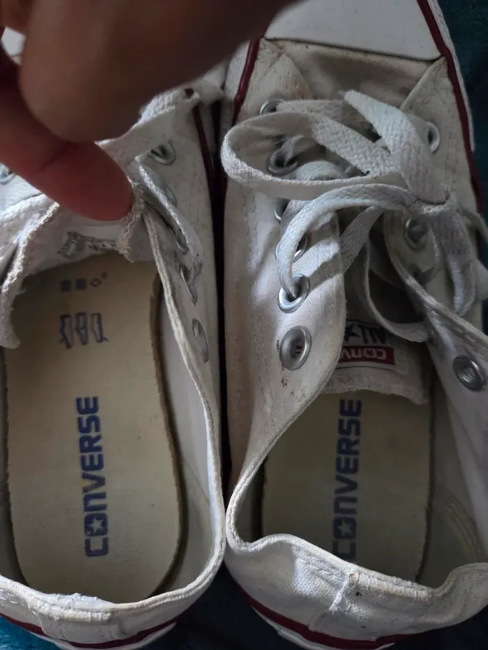 Converse basse taille 37.5 blanche - photo numéro 8