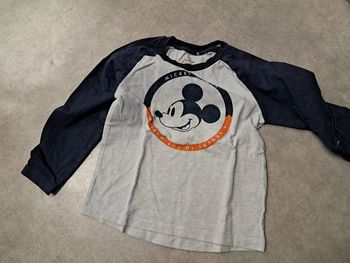 haut tee shirt manches longues garcon 6 ans disney mickey