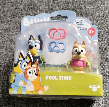 Bluey Figurines Piscine / Pool time neuf jms ouvert