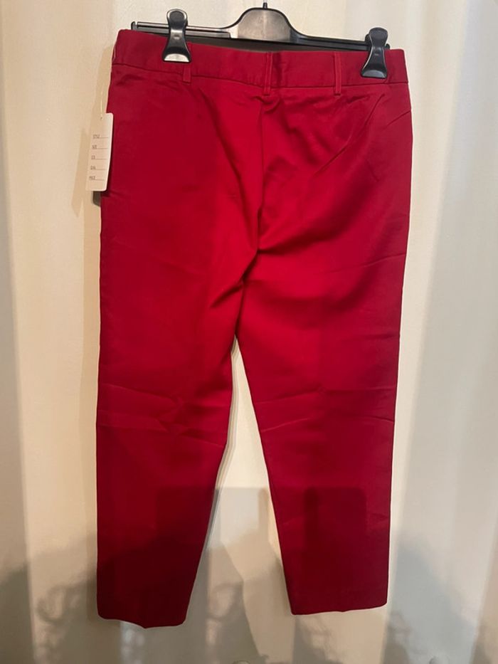 Pantalon rouge femme neuf - photo numéro 2