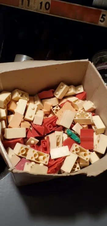 Brique construction maçonor vintage