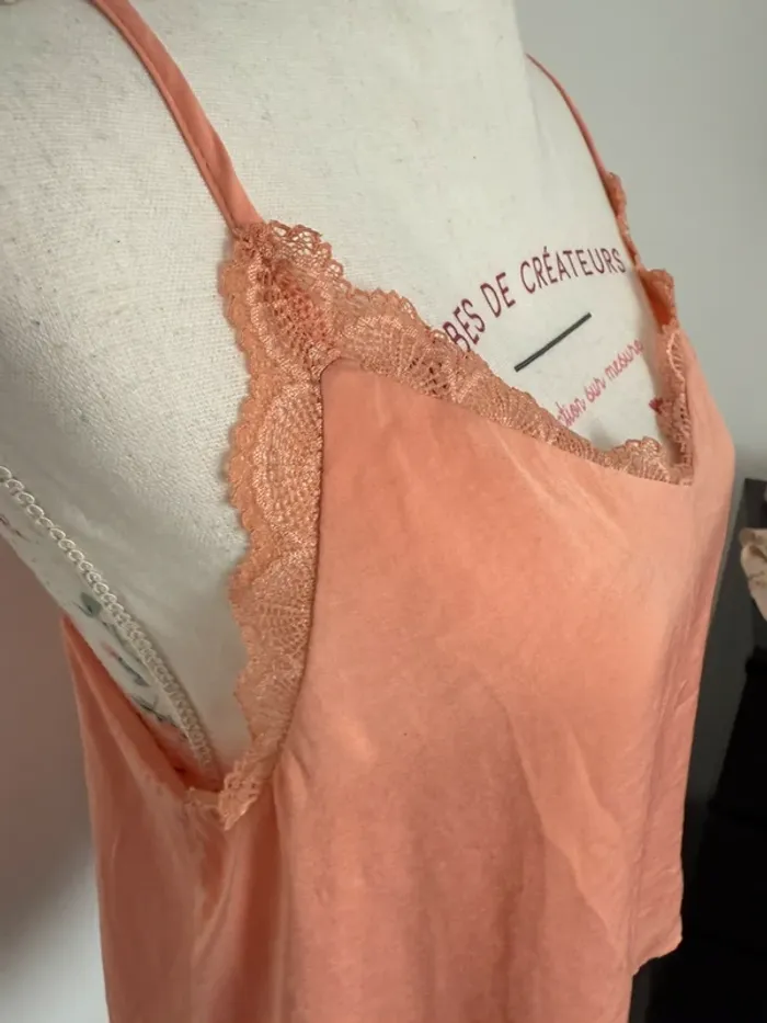 Débardeur satiné avec dentelle Pimkie taille L ou 40 - photo numéro 3