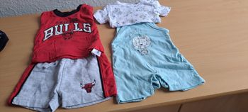 Ensemble t-shirt et salopette