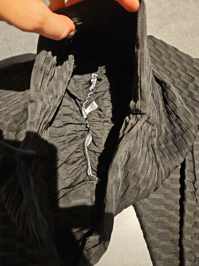 Pantalon noir élastique taille s/m - photo numéro 5