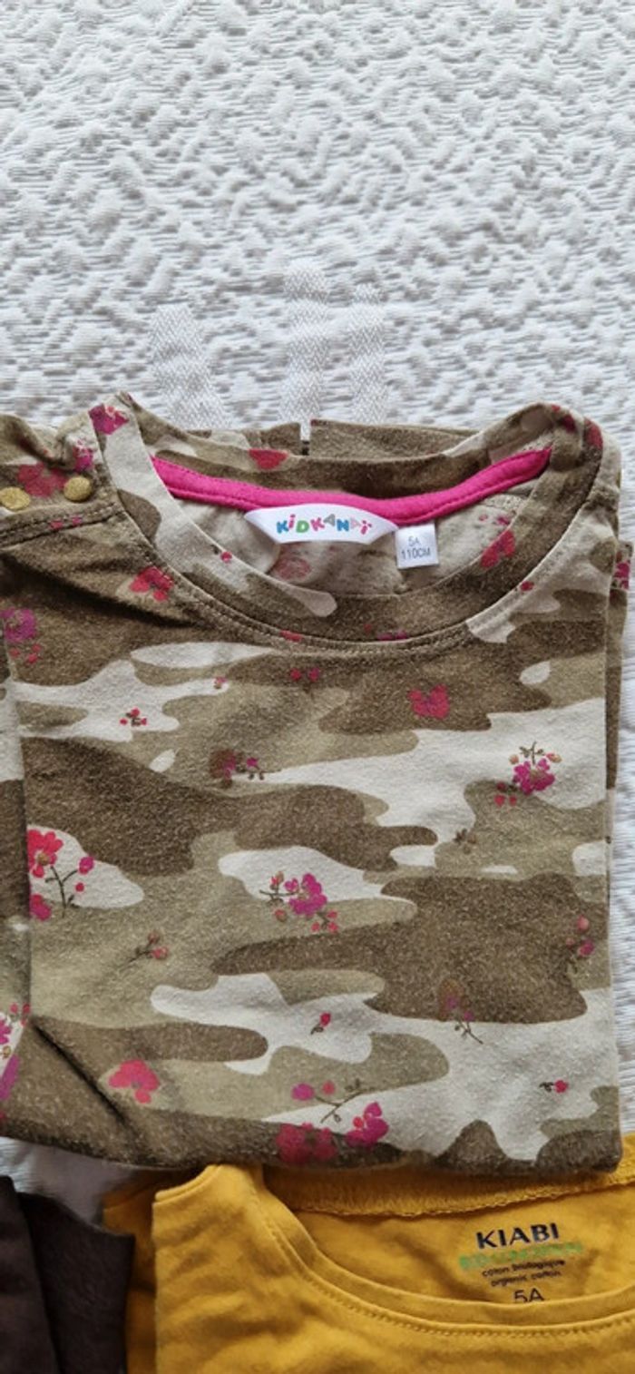 Lot de 13 t-shirts manches longues fille 5 ans - photo numéro 14