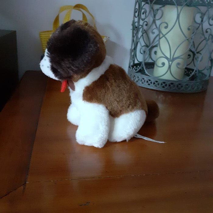 Peluche-doudou Chiot St Bernard *15 cm - photo numéro 3
