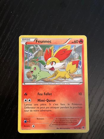 Carte Pokémon Feunnec 10/124