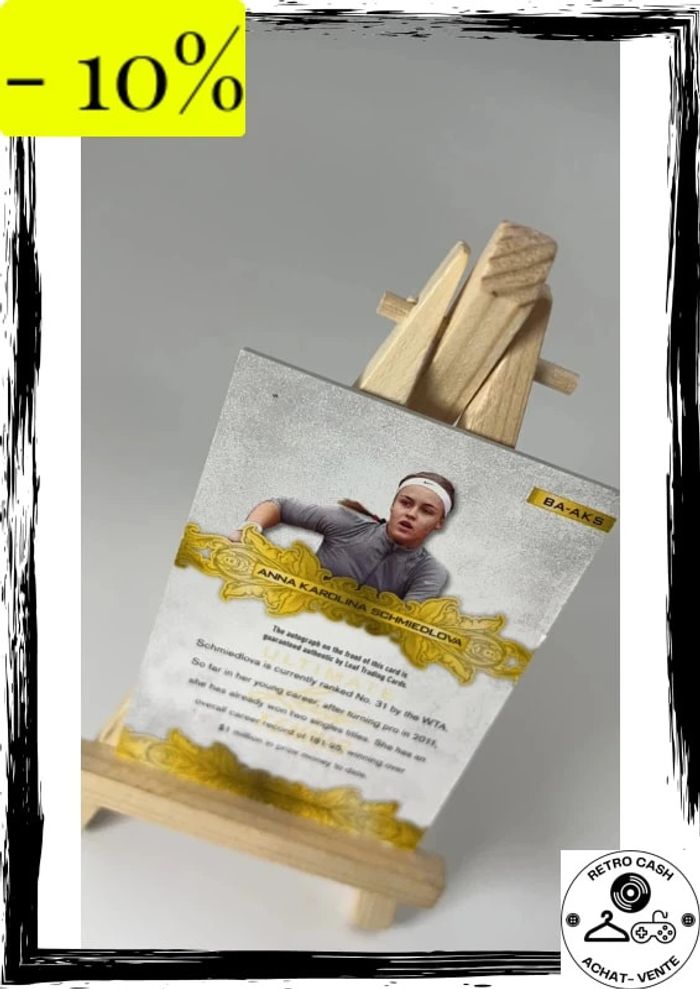 2015 Leaf Ultimate Tennis Anna Karolina Schmiedlova #BA-AKS - photo numéro 6