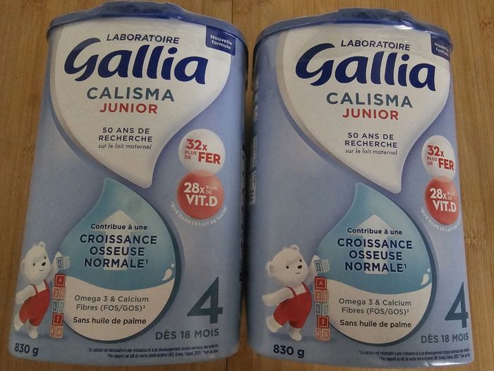 Lot de 2 boîtes Gallia 4 neuf