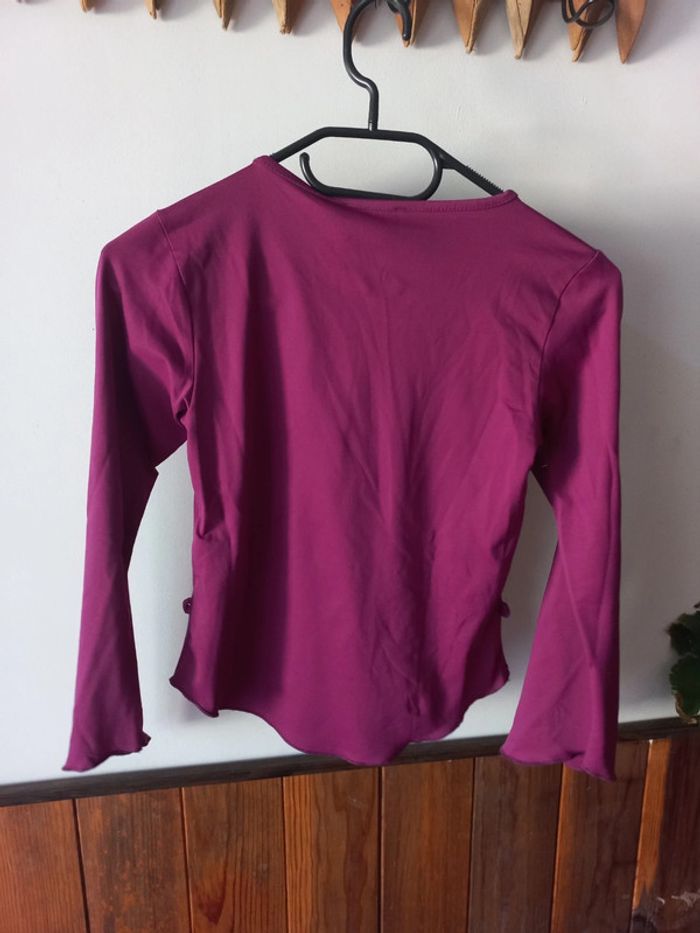 Haut manches longues violet - photo numéro 2