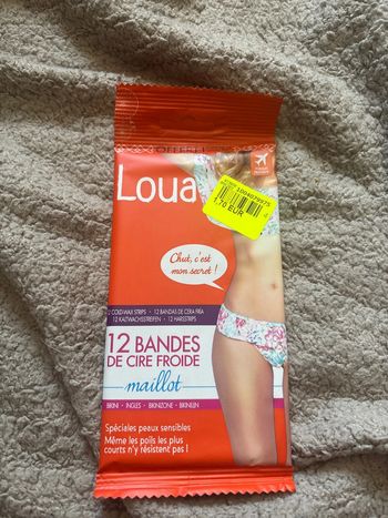 12bande de cire froid maillot